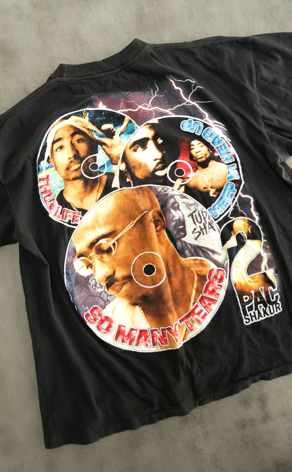 Vintage 90s 2PAC Rap Tee Shirt - TUPAC SHAKUR - Greatest Hits for 