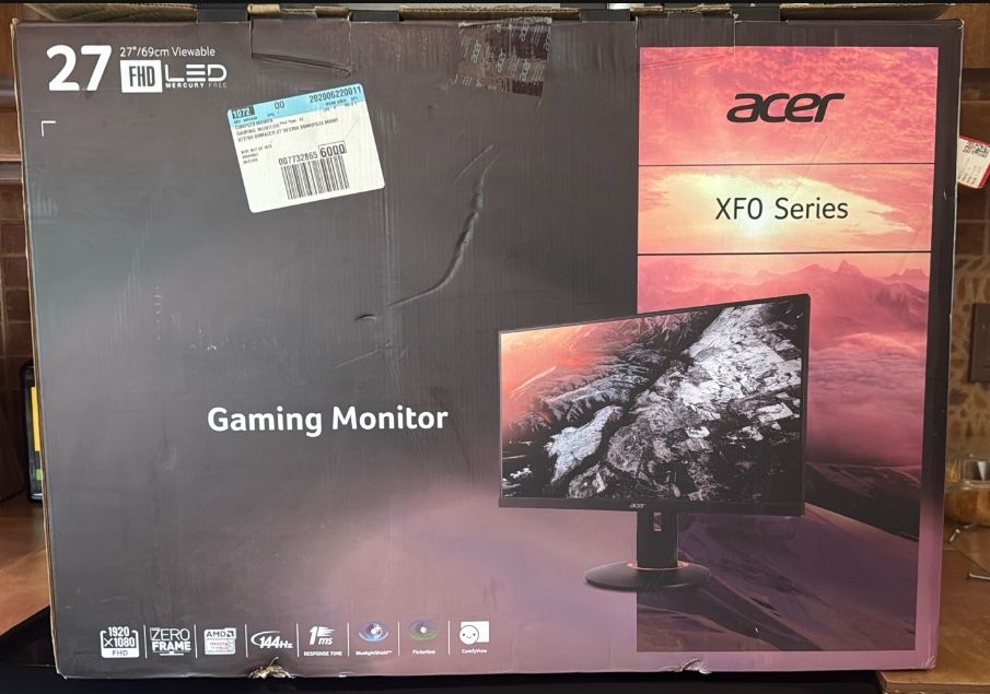 Acer XF270H 27” 1080p 144Hz Gaming Monitor – 1ms, FreeSync, Great