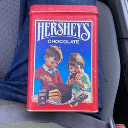 Vintage Hersheys Chocolate Tin Container