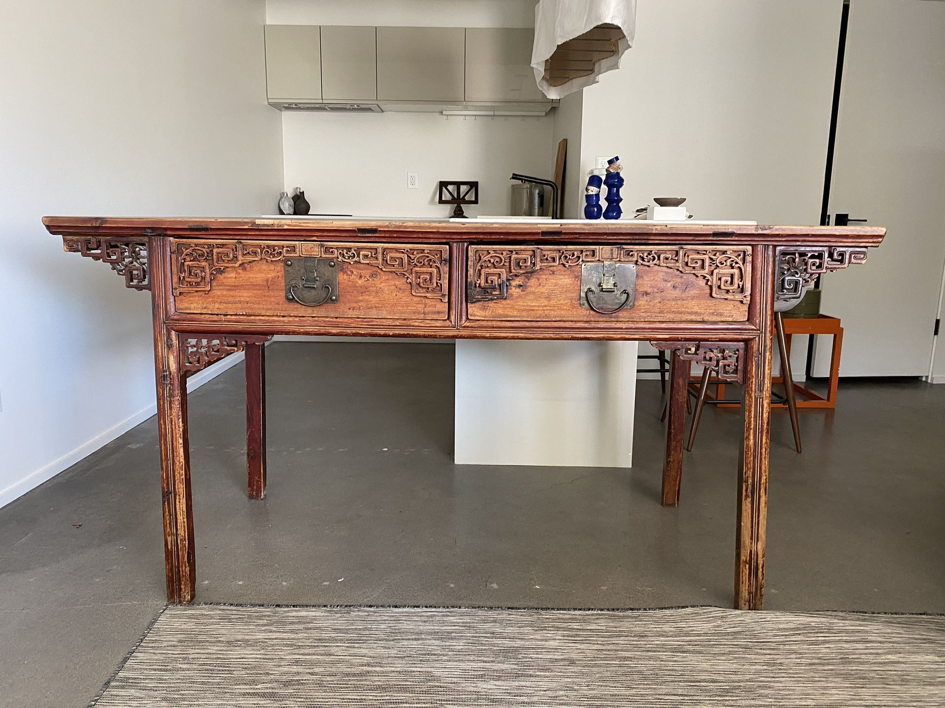 Authentic Chinese antique Caligraphy table.