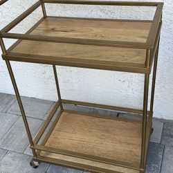 Rolling Bar Cart / Utility Cart - $20