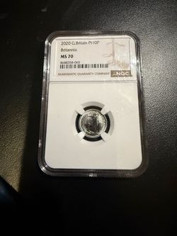 2020 Great Britain 1/10 oz Platinum Britannia Coin NGC MS 70