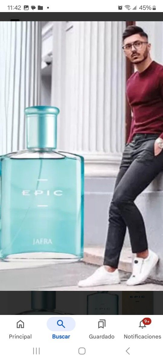 PERFUME EPIC PARA CABALLERO SUAVE Y FRESCO