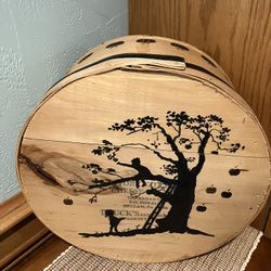 Rustic Decorative Wooden Cheese Box