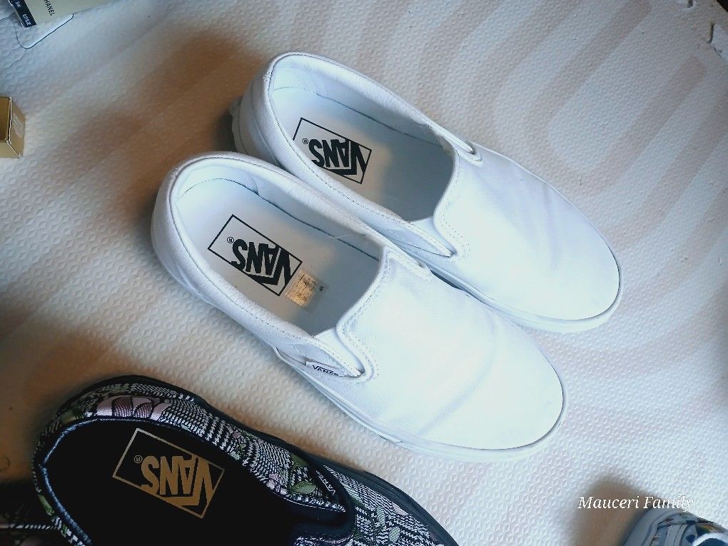 White VANS 