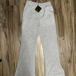 Grey Baby Phat Rhinestone Flare Sweatpants Y2K Aesthetic Size M New