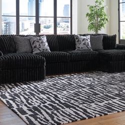 Brand New Super Comfy Ashley’s Midnight Madness Sectional 