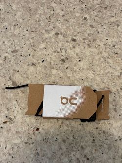 On Running Black Replacement Laces with Branded Card NEW