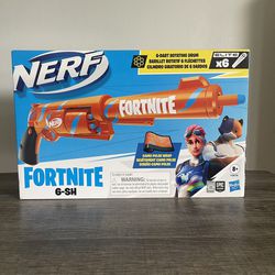 Nerf Fortnite 6-SH Dart Blaster Brand New