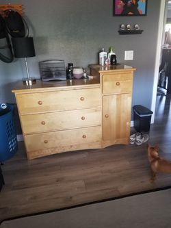 Solid Wood Baby Changing Table / Dresser