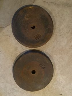 50 Pounds Solid Iron Weights