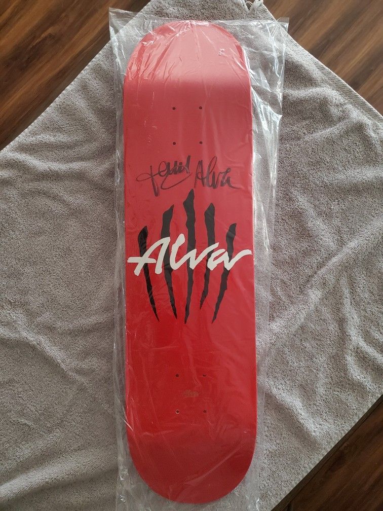 Tony Alva Deck HAND SIGHNED! NOS!