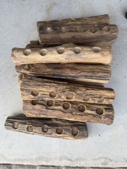 Wood Tea Light Centerpieces