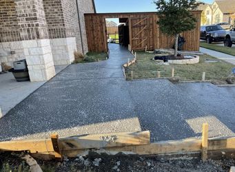 concrete base