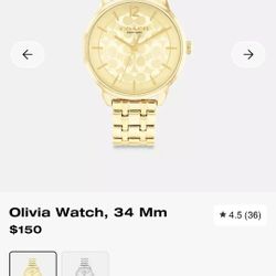 Coach Brand New In Box With Receipt