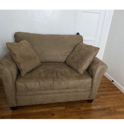 Oversized Chair/Twin Bed