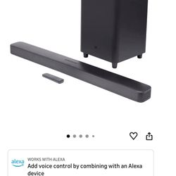 JBL Bar 5.1 - Soundbar with Built-in Virtual Surround, 4K and 10" Wireless Subwoofer 