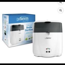 Dr. Brown's Deluxe Electric Sterilizer for Baby Bottles, Nipples, & Other Baby Essentials, BPA Free