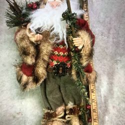 Vintage Santa Figurines Christmas Home Decor