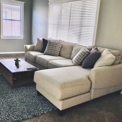 Memory Foam Chaise Couch