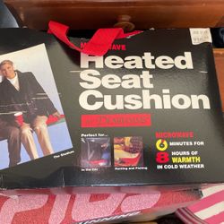 Microwave heated seat cushion by dear forms