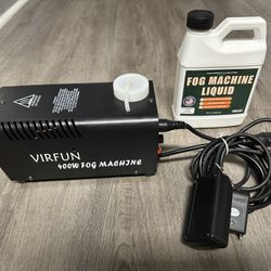 Vinfun Fog Machine/Smoke Machine With Wireless And Wired Remote