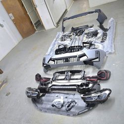 BMW X3 G01 G03 Bumpers Headlights Full X3M competition style body kit 2018-2026 30i x3 m40i G08