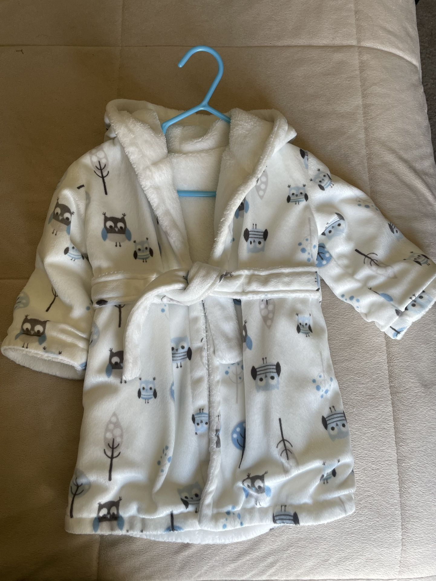 Baby Boy Hooded Robe