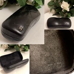 Chanel Black Sunglasses Case -Made in Italy