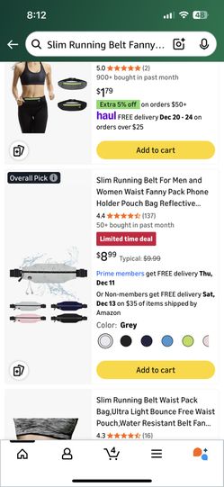 Running Belt/ Fanny Pack