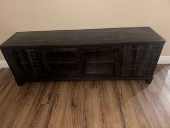 Wooden TV Stand With Cabinets