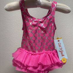 New  Pink Bathing suit  Toddler Girl