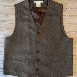 Waist Coat Dress Vest Men’s Large Perry Ellis