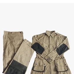 US Army Brown Uniform Jacket and Trousers  WWII Replica 