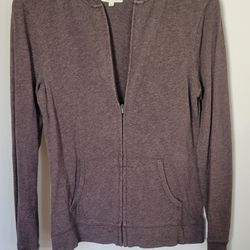 Banana Republic Women's Brown Zippered Hoodie XS