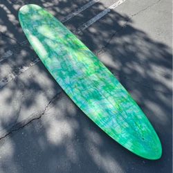 Rounded Pin Tail Noserider Longboard Surfboard