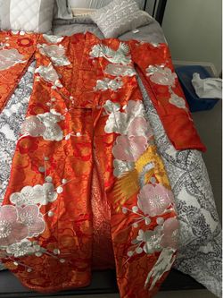 Authentic Antique Japanese Wedding Kimono