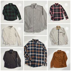 Men’s Button-down t-shirts size in picture any for $20each worn once or never worn