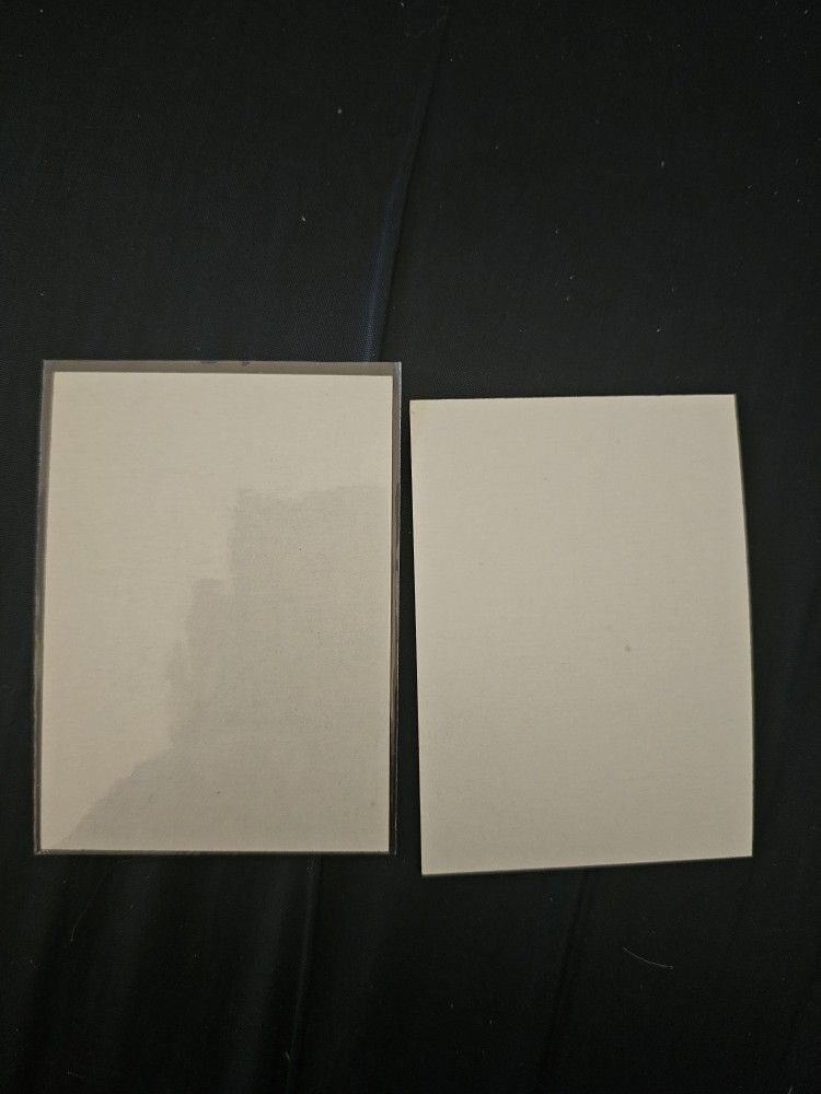 2 Rare Front Checklists Baseball