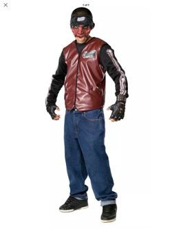 Kids Dead City Choppers DOOM RIDER KLOWN COSTUME scary clown halloween L 8-10