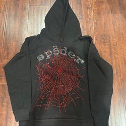Spider Hoodie Size medium Fits Small
