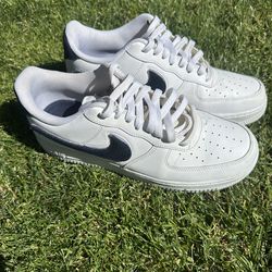 Air Force 1s with removable Swish