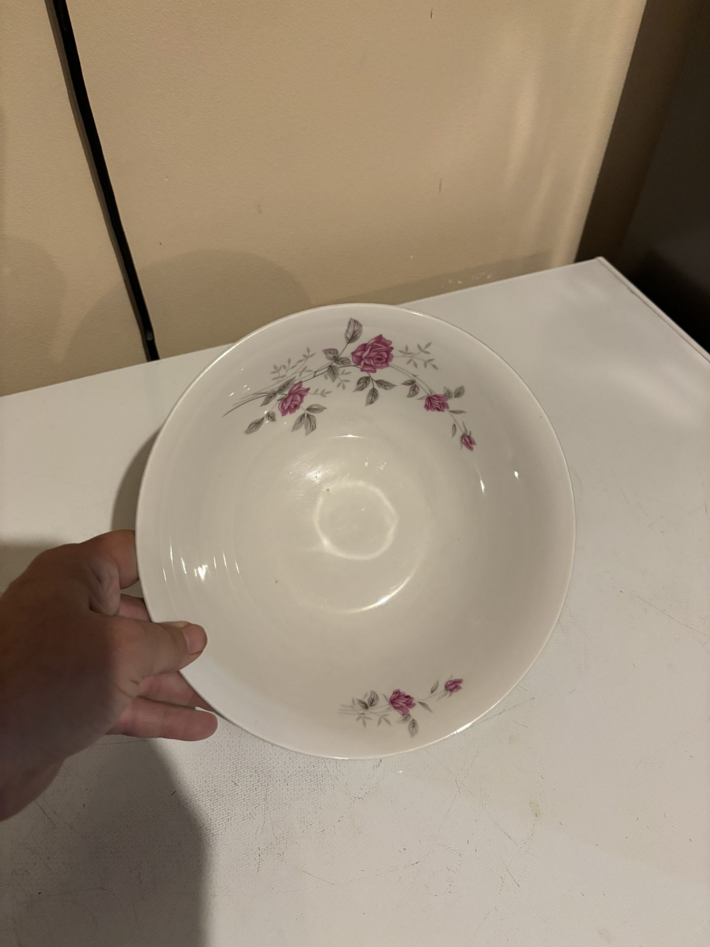 Vintage china soup or salad bowl