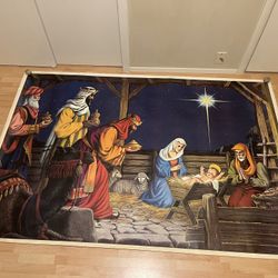 Vintage 1950’s Nativity Poster- Phillip Sales 