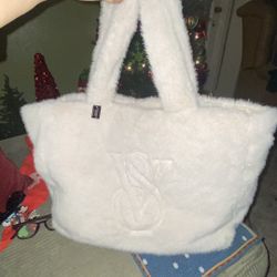 Victoria Secret Plush Tote Bag
