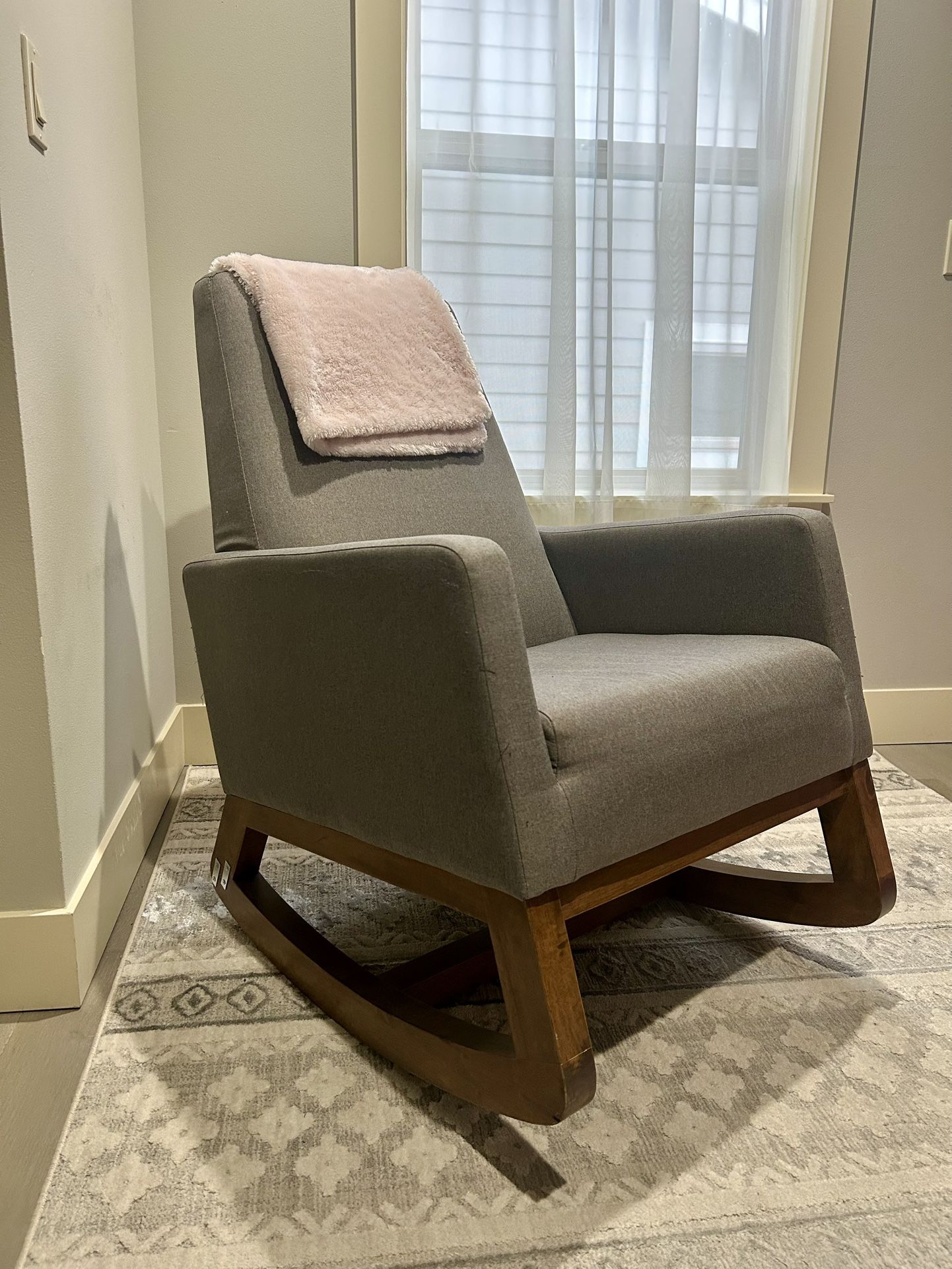 Rocking Chair - Solid Wood Frame