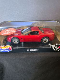 Hot Wheels Vintage 1998 1:18 Scale Candy Red C 5 Corvette