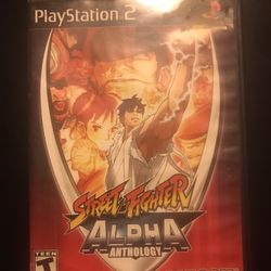 Street Fighter Alpha Anthology PS2 