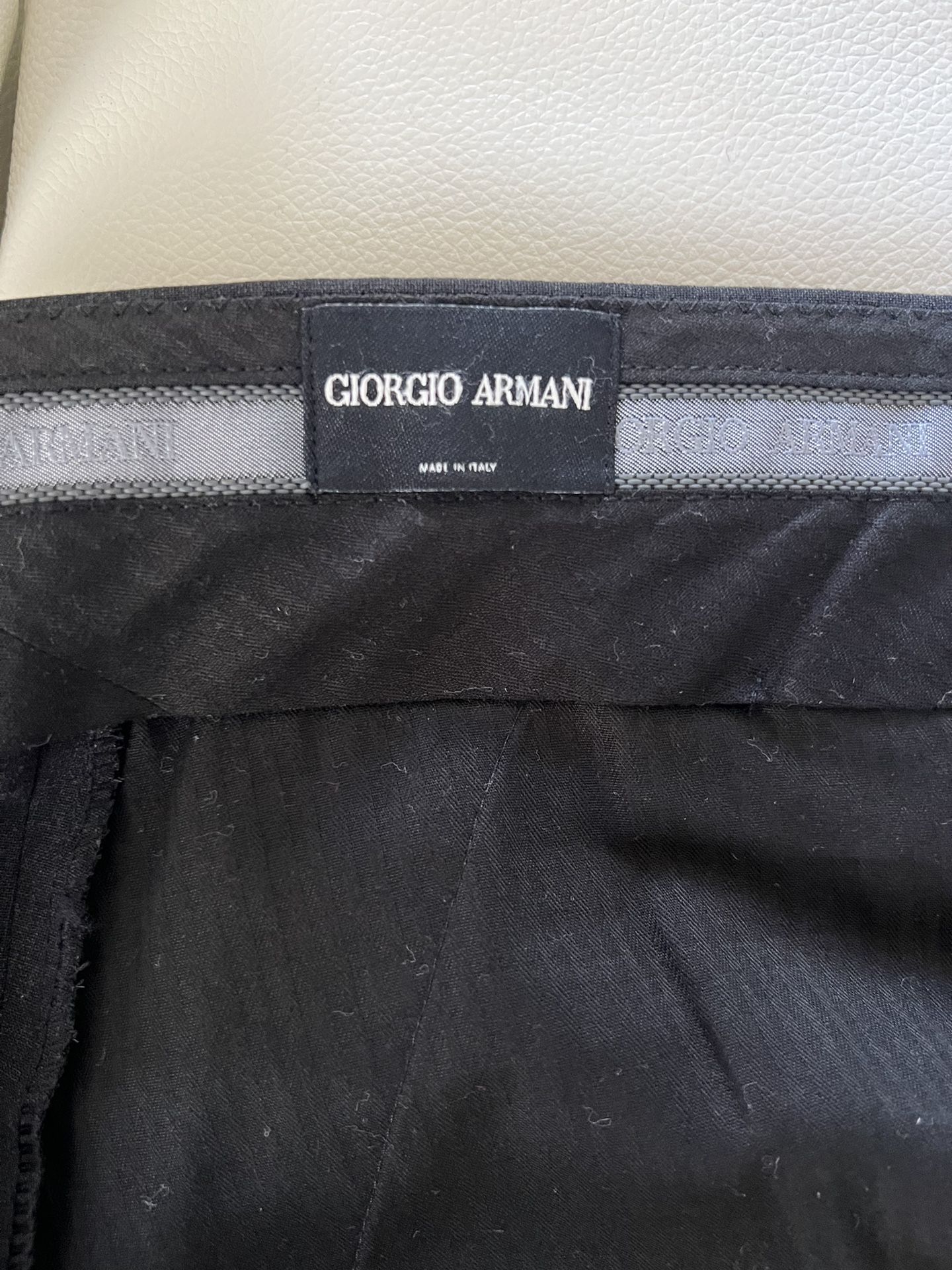Giorgio Armani Grey Wool Men’s Trousers Italy Size 50 US Size 34 Large