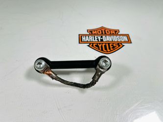 04-22 Harley Sportster 883/1200 OEM Engine Ground Strap Cable & Bracket.OBO. SM9KNT0635